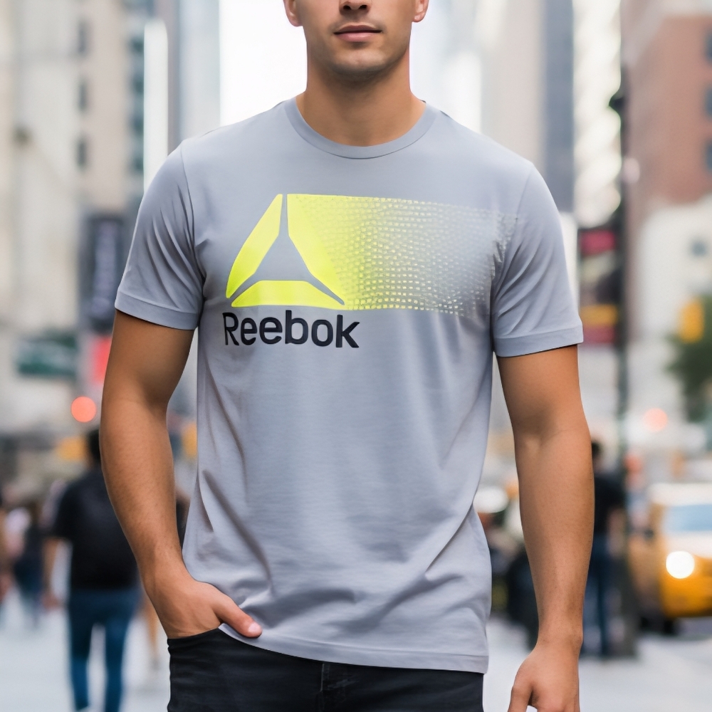 Reebok Men's Rush Athletic Graphic Shirt Size Medium
